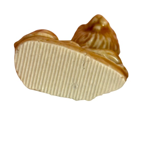 Wade England Miniatures Lot Brown Lion & Green Hen Figurines Vintage Whimsies - Picture 7 of 9